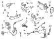Diagram for 2025 Ford Maverick Door Hinge - H6BZ-5822800-A