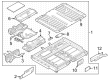 Diagram for 2025 Ford Escape Battery Tray - LX6Z-10A666-C