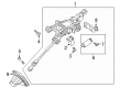 Diagram for Lincoln Continental Steering Column - H3GZ-3C529-D