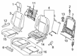 Diagram for 2024 Ford E-Transit Seat Cushion - HK4Z-9964811-G