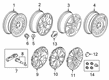 Diagram for Ford Transit Connect Spare Wheel - KT1Z-1015-D