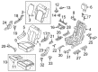 Diagram for 2021 Ford Expedition Seat Cover - JL1Z-7863804-FE