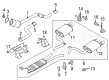 Diagram for Ford Mustang Muffler - JR3Z-5230-FD