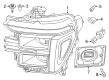 Diagram for 2025 Ford F-150 Headlight - RL3Z-13008-E