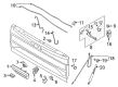 Diagram for Ford Tailgate Handle - JL3Z-9943400-HBPTM