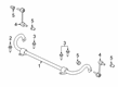 Diagram for Lincoln Aviator Sway Bar Link - LC5Z-5K484-A
