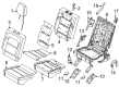 Diagram for 2025 Lincoln Navigator Seat Cover - SL7Z-7863804-BM
