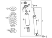 Diagram for 2025 Ford Police Interceptor Utility Shock Absorber - LB5Z-18125-U