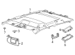 Diagram for 2025 Ford Maverick Sun Visor - NZ6Z-6004105-AC