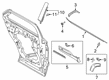 Diagram for 2024 Ford Police Interceptor Utility Door Moldings - LB5Z-7825556-AA
