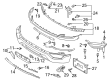 Diagram for 2025 Ford F-150 License Plate - ML3Z-17A385-BB