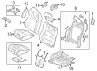 Diagram for 2025 Ford Mustang Seat Cushion - PR3Z-63632A22-A
