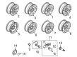 Diagram for 2025 Ford Expedition Spare Wheel - RL3Z-1015-A