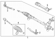 Diagram for 2024 Lincoln Nautilus Tie Rod - PZ1Z-3A130-D