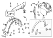 Diagram for 2025 Ford Mustang Mach-E Fender - LJ8Z-16006-A