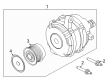 Diagram for 2024 Ford Explorer Alternator - M1MZ-10346-A