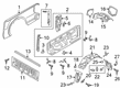 Diagram for Ford Ranger Fuel Filler Housing - KB3Z-2127936-B