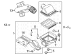 Diagram for 2024 Ford F-150 Air Duct - ML3Z-9B659-E