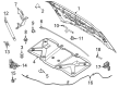 Diagram for 2025 Lincoln Navigator Hood Cable - SL1Z-16916-A