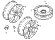 Diagram for 2025 Lincoln Nautilus Lug Nuts - ACPZ-1012-L