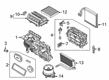 Diagram for 2025 Ford Escape A/C Switch - NJ6Z-19980-F