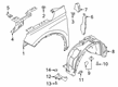 Diagram for 2025 Lincoln Corsair Fender - LJ7Z-16006-A
