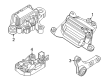 Diagram for 2024 Lincoln Nautilus Engine Mount - PZ1Z-6038-E