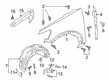 Diagram for 2025 Ford Explorer Fender - RB5Z-16006-B