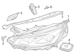 Diagram for 2024 Lincoln Aviator Headlight - LC5Z-13008-J