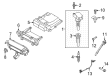 Diagram for 2024 Ford Bronco Engine Control Module - MB3Z-12A650-AXB