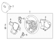 Diagram for Ford F-350 Super Duty Steering Wheel - HC3Z-3600-EC