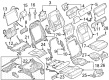 Diagram for 2025 Ford F-150 Seat Cover - NL3Z-1662900-BE