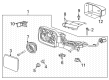 Diagram for Ford Mirror Cover - M2DZ-17D743-EAPTM