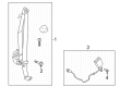 Diagram for 2024 Ford Bronco Seat Belt - MB3Z-61611B68-AB