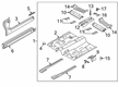 Diagram for Ford Escape Floor Pan - LX6Z-7811135-M