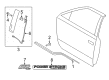 Diagram for 2025 Ford F-250 Super Duty Door Moldings - FL3Z-1520554-AD