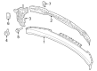 Diagram for 2025 Ford F-150 Bumper - ML3Z-17626-BB