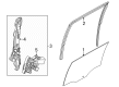 Diagram for 2025 Ford Ranger Window Regulator - N1WZ-2627001-E
