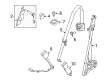 Diagram for Ford F-150 Seat Belt - JL3Z-63611B08-AB