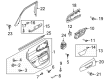 Diagram for 2025 Ford Maverick Door Handle - LJ6Z-5822600-C