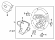 Diagram for 2025 Ford Explorer Steering Wheel - RB5Z-3600-DB