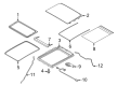 Diagram for 2025 Lincoln Aviator Sunroof - LC5Z-78500A18-C