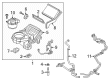 Diagram for 2024 Ford E-Transit Heater Core - BK3Z-18476-D