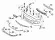 Diagram for 2023 Ford Mustang Bumper - JR3Z-17D957-EAPTM