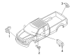 Diagram for 2025 Ford F-150 Body Control Module - ML3Z-14G647-U