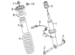 Diagram for 2022 Ford Bronco Shock Absorber - NB3Z-18124-F