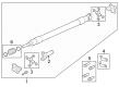 Diagram for 2025 Ford F-350 Super Duty Drive Shaft - PC3Z-4602-K