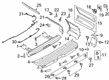 Diagram for Ford Bumper - BK3Z-16758-AC