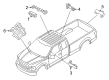 Diagram for 2025 Ford F-150 Body Control Module - MU5Z-15604-Z