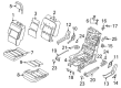 Diagram for 2025 Ford Explorer Seat Cover - RB5Z-7866600-DC